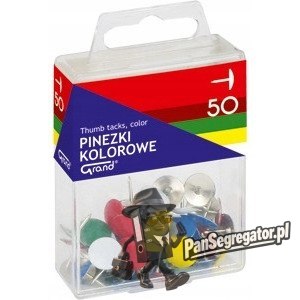 Pinezki kolorowe GRAND 50szt.T4 110-1115