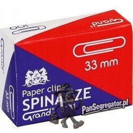 Spinacz R-33 mm GRAND 10op x 100sztuk 110-1382