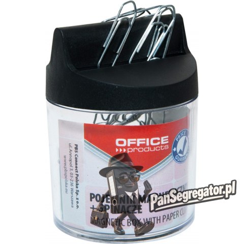 Spinacze okrągłe 26mm w pudełku magnetycznym (100szt.) OFFICE PRODUCTS 18184421-99