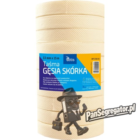 Taśma GĘSIA SKÓRKA 13mm x 15m BT150-A TETIS