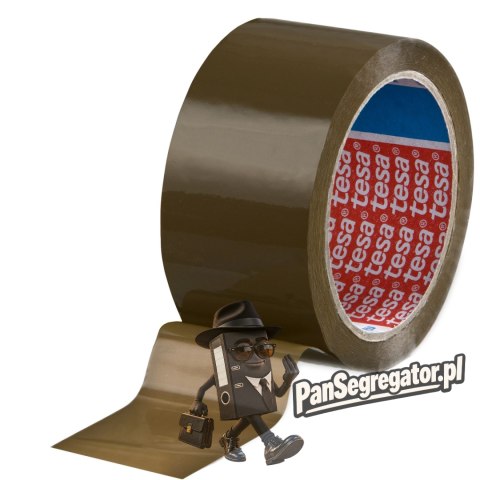 Taśma pakowa 66m x48mm brązowa (6sztuk) TESA PACK SOLVENT 04263-00156-07