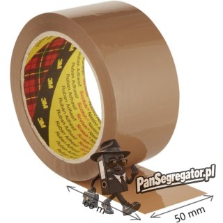 Taśma pakowa do magazynowania 309 brązowa CICHA 50x66 309 BWR SCOTCH