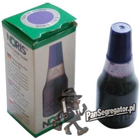 Tusz NORIS 110S 25ml fioletowy wodny do znakowania papieru NO110SFI/10