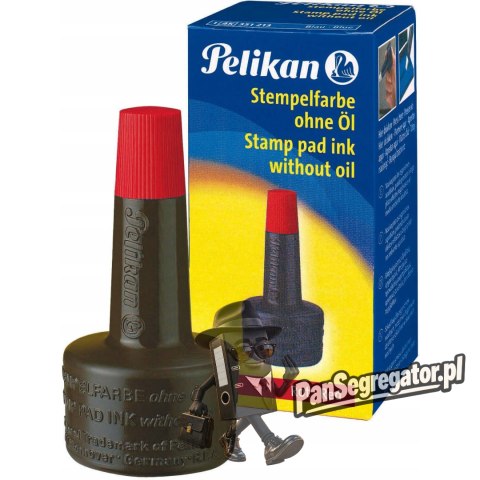 Tusz do stempli 28ml czerwony PELIKAN 100436065