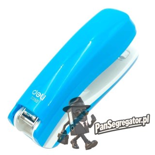 Zszywacz 25 kartek 24/6 26/6 RIO niebieski 0350 BLUE DELI