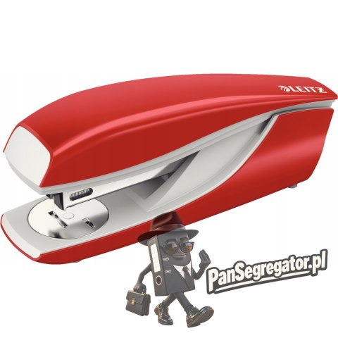 Zszywacz 5502 LEITZ czerwony 24-26/6 30k średni metalowy 55020025