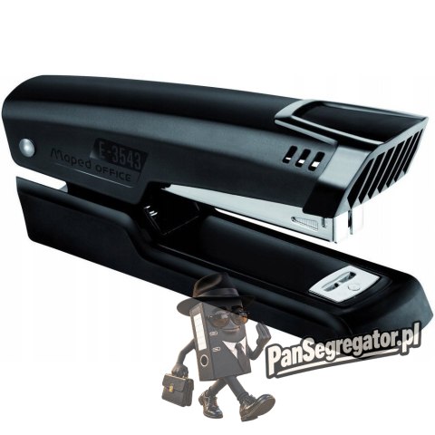 Zszywacz ESSENTIALS METAL 25kartek czarny krótki magazynekMAPED 354311