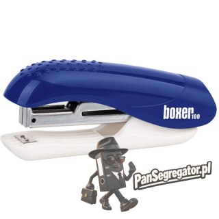 Zszywacz ICO BOXER 100 niebieski do 10kartek, zszywki nr10 ISAXB100-01