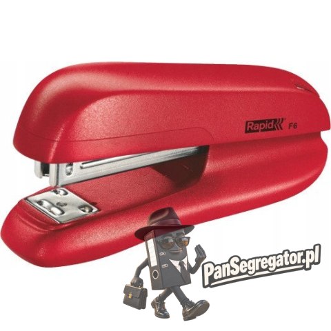 Zszywacz RAPID mały F6 24-26/6 25kartek czerwony 5000270