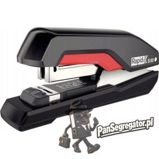 Zszywacz SUPREME S50 czarno-czerwony 50kartek RAPID 5000544