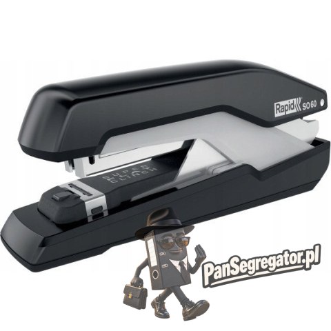 Zszywacz SUPREME SO60 czarny 60kartek RAPID 5000552