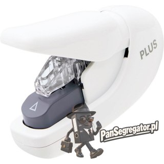 Zszywacz bezszywkowy SL-106AB biały 5k 31145 PLUS (zszywa bez zszywek)