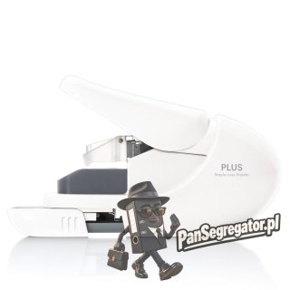 Zszywacz bezszywkowy SL-106AB biały 5k 31145 PLUS (zszywa bez zszywek)