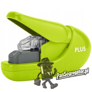 Zszywacz bezszywkowy SL-106AB zielony 5k 31146 PLUS (zszywa bez zszywek)