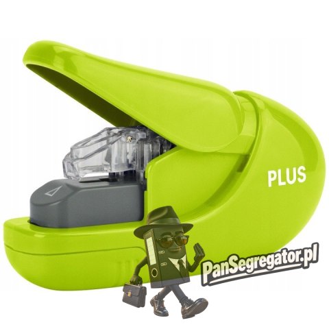 Zszywacz bezszywkowy SL-106AB zielony 5k 31146 PLUS (zszywa bez zszywek)