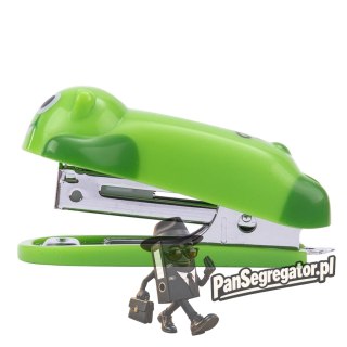 Zszywacz do 15 kartek zszywki 10 krokodyl zielony E0452 GREEN DELI