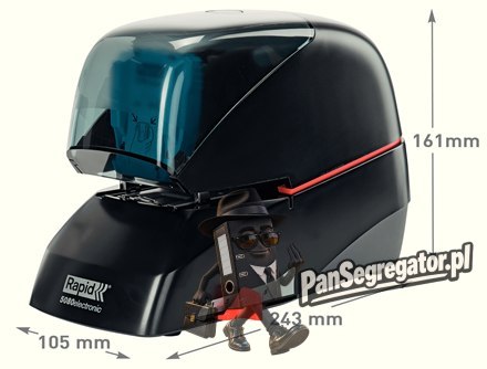 Zszywacz elektryczny Supreme 5080e czarny 80 kartek RAPID 20993410