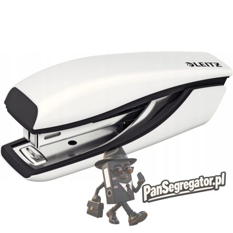 Zszywacz mini LEITZ NeXXt WOW 10 kartek biały perłowy 55281001