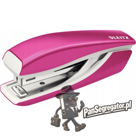 Zszywacz mini LEITZ NeXXt WOW 10 kartek różowy metaliczny 55281023