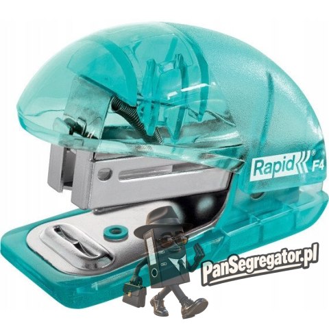 Zszywacz mini RAPID COLOUR"ICE F4 niebieski 5001327
