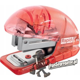 Zszywacz mini Rapid Colour`Breeze F4 10 kartek koralowy 5001531 RAPID