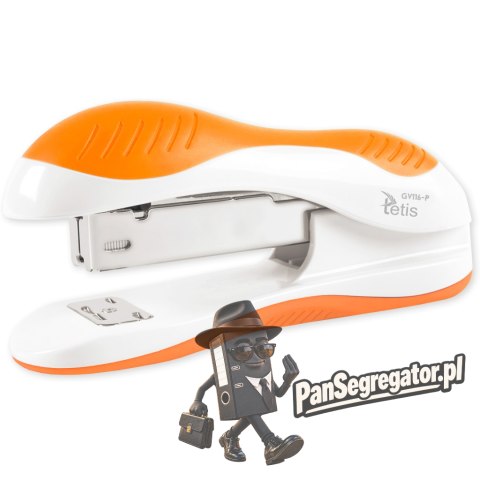 Zszywacz pomarańczowy 24/6-26/6 25 kartek GV116-P TETIS