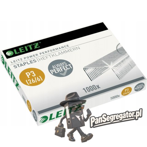Zszywki 26/6 galwanizowane LEITZ 55720000