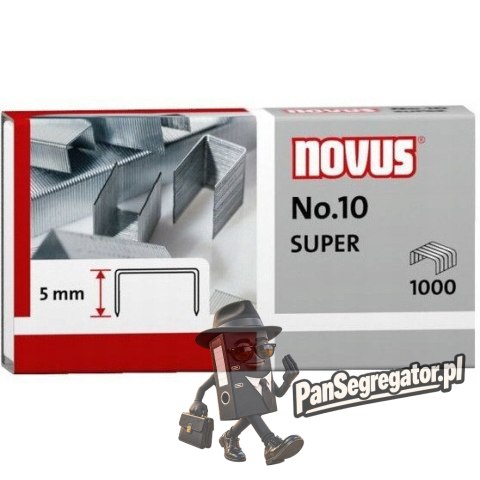 Zszywki No 10 NOVUS (1000szt) 040-0003