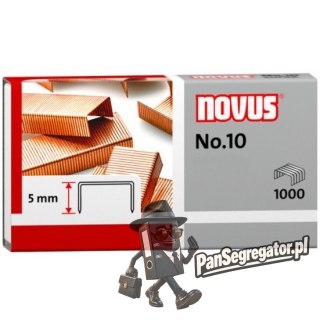 Zszywki miedziowane nr10 1000szt NOVUS 040-0207
