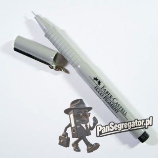Cienkopis ECCO PIGMENT 0.8mm czarny 166899 FC FABER-CASTELL