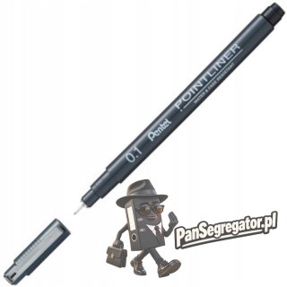 Cienkopis POINTLINER 0,1mm czarny S20P-1A PENTEL