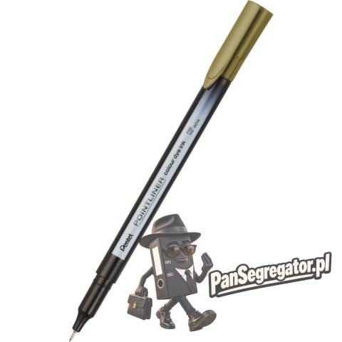 Cienkopis POINTLINER COLOUR złoto-brązowy S40-E4 PENTEL