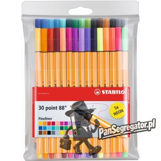 Cienkopis STABILO point 88 komplet 30szt 8830-1
