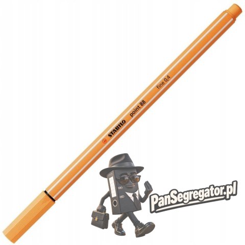Cienkopis STABILO point 88/85 0.4mm papaja