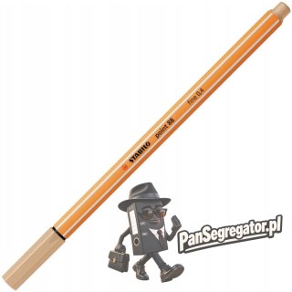 Cienkopis STABILO point 88/86 0.4mm cielisty/beige