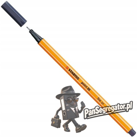 Cienkopis STABILO point 88/98 szary Payne'a
