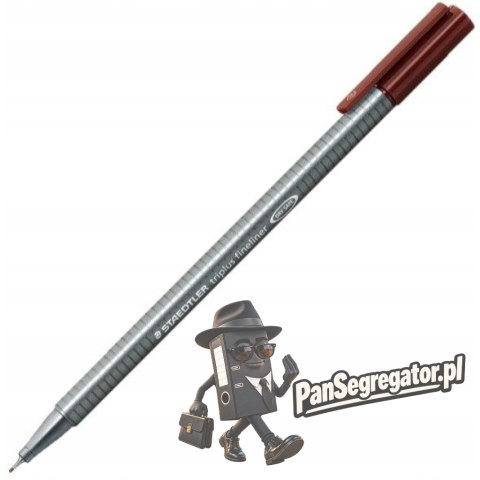 Cienkopis TRIPLUS FIN brązowy STAEDTLER 334-76