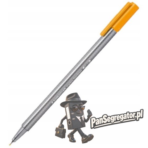 Cienkopis TRIPLUS FIN jasny pomarańczowy STAEDTLER 334-43 0.3