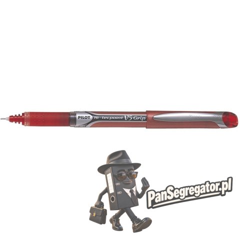 Cienkopis V5 Grip czerwony 0.5mm PIBXGPN-V5-R PILOT