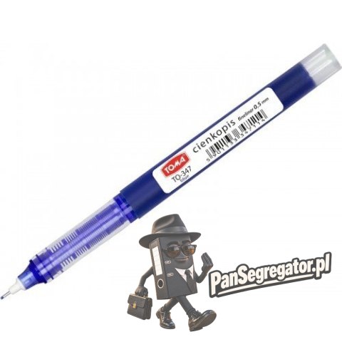 Cienkopis kapilarny 0,5mm niebieski TO-347 TOMA