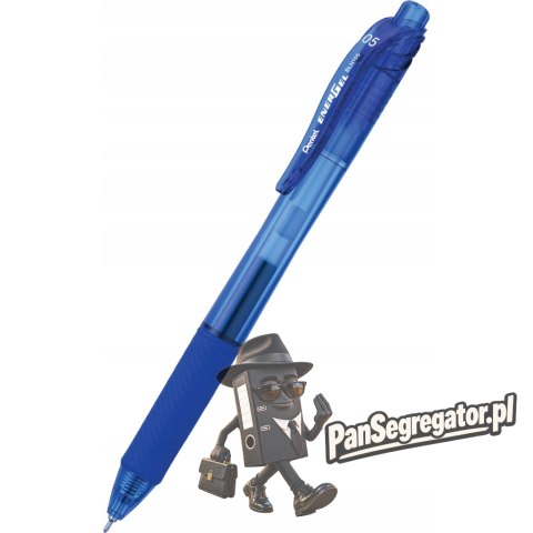 Cienkopis kulkowy PENTEL BLN105 niebieski z płynnym tuszem żelowym 0.5mm
