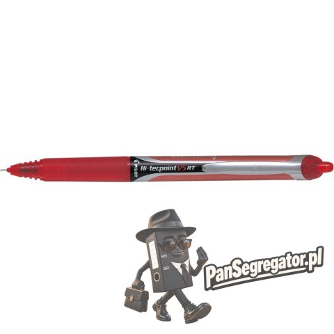 Cienkopis kulkowy V5 RT czerwony BXRT-V5-R PILOT