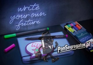 Cienkopisy GRIP 5 kolorów neonowych 151603 FABER-CASTELL