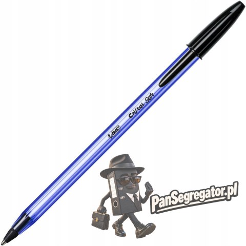 Długopis CRISTAL SOFT czarny 951433 BIC