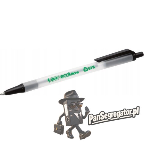 Długopis ECOLUTIONS CLIC STIC czarny 8806871 BIC