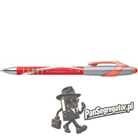 Długopis FLEXGRIP ELITE 1.4mm czerwony PAPER MATE S0768280