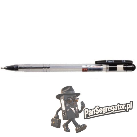 Długopis FLEXI czarny TT7037 PENMATE