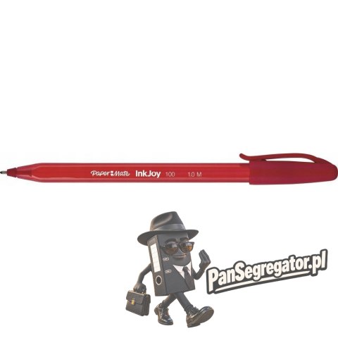 Długopis INKJOY 100 CAP M czerwony S0957140 Paper Mate