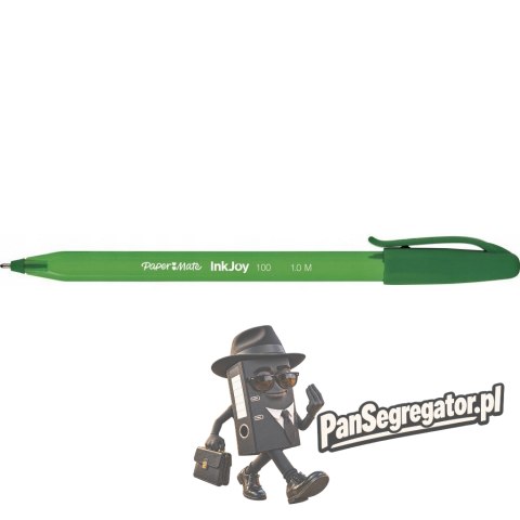 Długopis INKJOY 100 CAP M zielony S0957150 Paper Mate