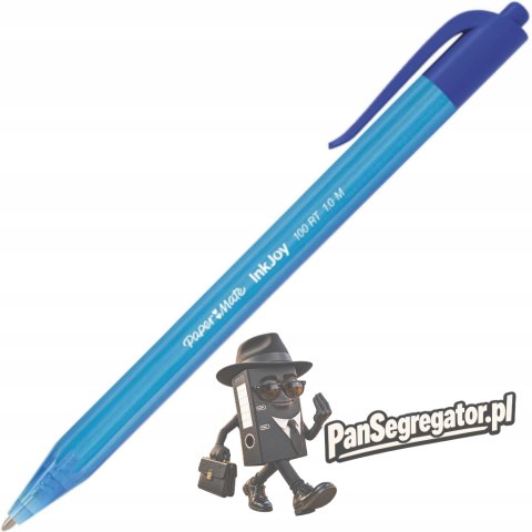 Długopis INKJOY 100RT M niebieski PAPER MATE 1.0mm automatyczny S0957040